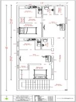18'0" x 60'0" Rental - 2BHK