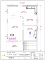 21'9" x 33'3" 1BHK