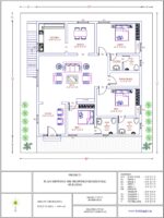 39'0" x 42'0" 3BHK