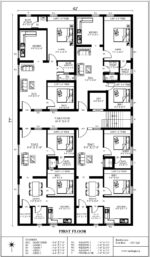 42'0" x 77'0" - Rental - 6 Unit - 2BHK - Image 3