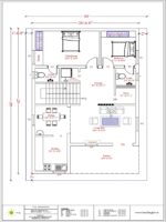 26'6" x 42'0" -  Duplex house - 2BHK